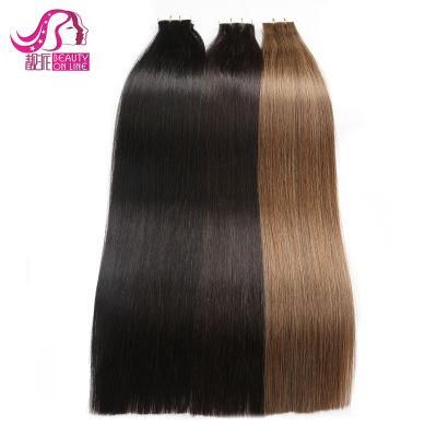 100% Remy Indian Double Drawn Skin Weft Tape in Human Hair Extensions African American Human Tape Hair Extensions