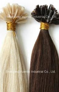 Blond Keratin Tipped Human Hair Extension Made of Unprocessed Human Hair