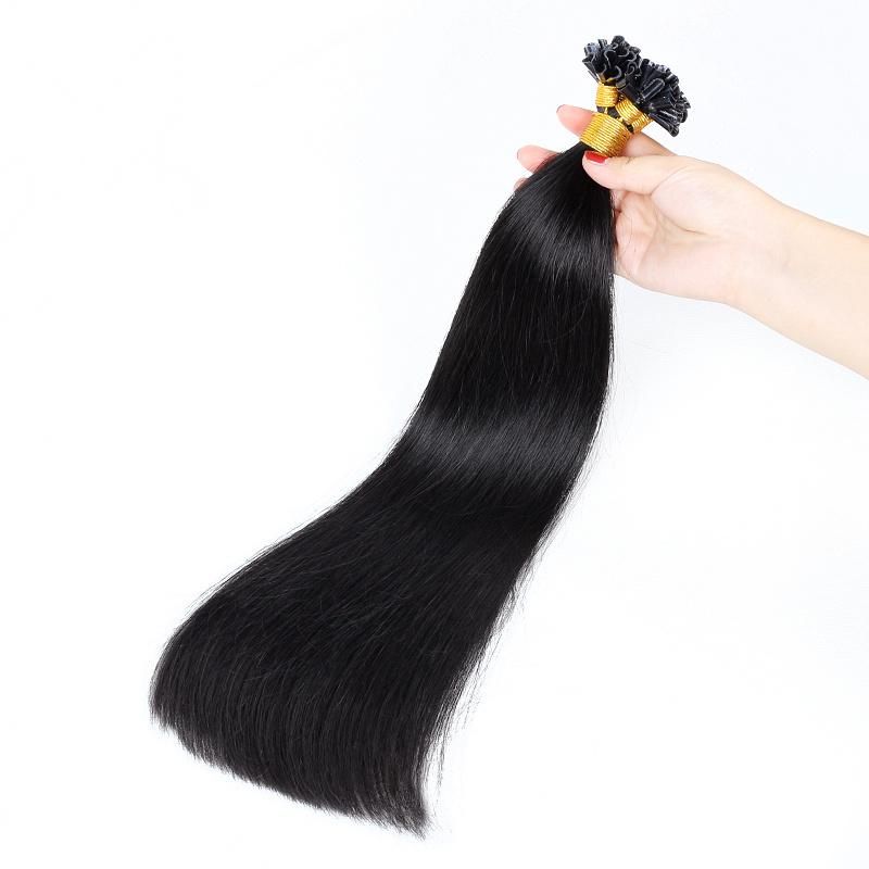 Fusion So Cap Quality Itakly Keratin with Flat /U-Tip, Flat-Shaped Pre-Bonded Remy Hair Extension