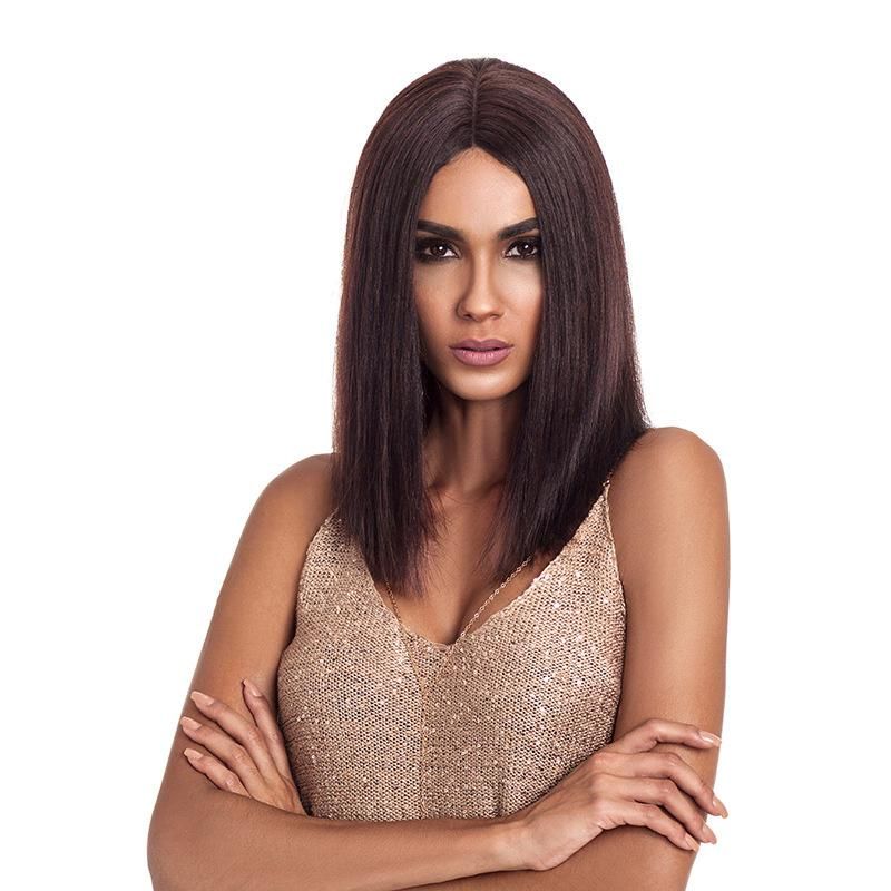 Medium Length Silky Straight Lace Front Wholesale Human Hair Wigs