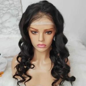 Transparent Lace Loose Wave Lace Front Wig Pre Plucked Loose Wave Lace Frontal Wig Brazilian Human Hair Wigs