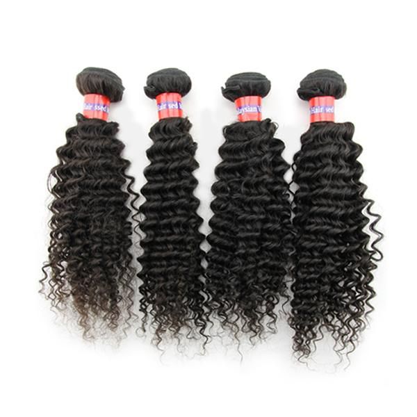 16" Malaysian Kinky Curly Virgin Hair Extensions