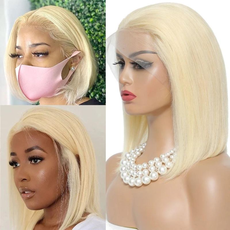 613 Wig Short Cut Bob Wig Ombre Lace Front Wigs for Black Women Brazilian Straight Bob Wigs Straight Lace Frontal Closure Wig