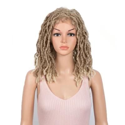 Dreadlock Braids Wig for Black Women Crochet Twist Dreadlock Hair Wig Twists Fiber Hair Synthetic Hair Lace Front Hair Wigs