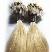 European Remy Blonde Flat Tip Human Hair Extensions