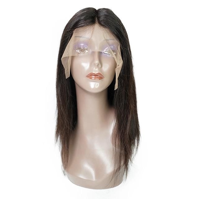 Wholesale Fashion Black Peruvian Virgin Human Hair Thin Skin Swiss Full Lace Wig Lace Front Wigs