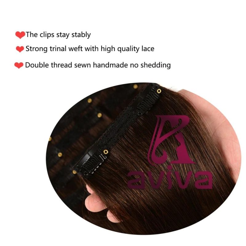 100% Human Hair Extension Clip in Human Hair