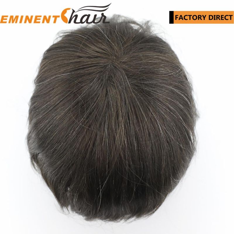 Natural Hairline Lace Front Human Hair Men′ S Hair Wig