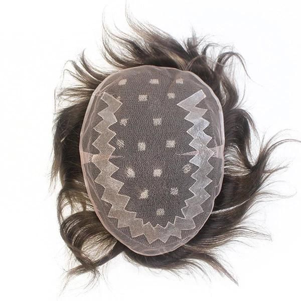 Lw1285: French Lace Suntreak Color Toupee for Men
