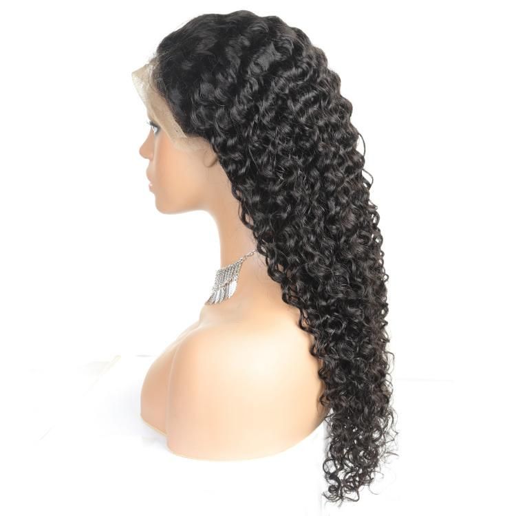 Wholesale 4X4 Lace Frontal Wig Kinly Curly Human Hair Wigs