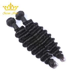 Wholesale Unprocessed Remy Brazilian Virgin Human Hair of Natural Color Deep Wave