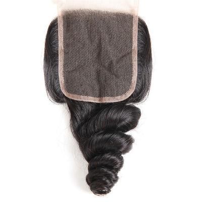 Kbeth Loose Wave 4*4 Transparent Lace 14 Inch Closure Cheap Price Toupees From China Xuchang Factory Wholesale Price