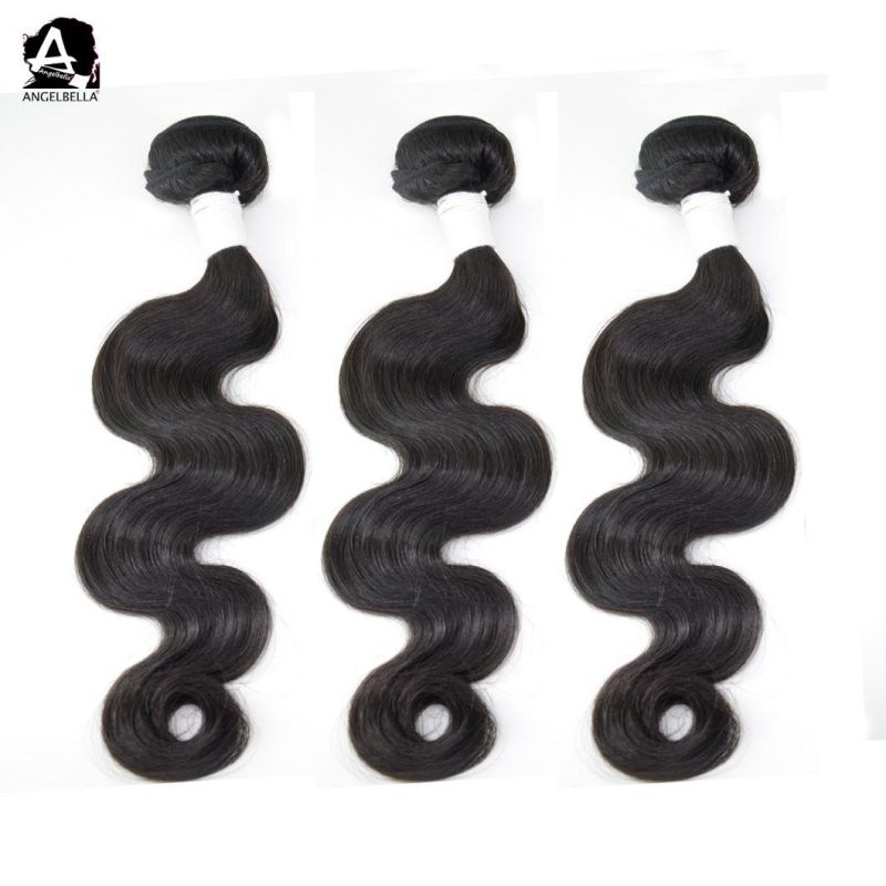 Angelbella 100% Unprocessed Peruvian/Brazilian/India Hair Extensions Virgin Cuticle Aligned Hair