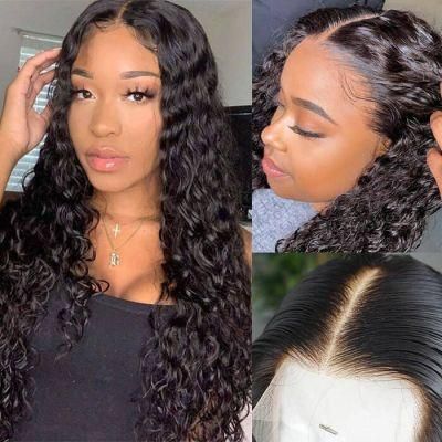 Cheap Transparent HD Lace 28inch ~ 30inch Lace Front Wigs Raw Hair Deep Wave Toupees Lace Wigs Wholesale Human Hair Factory