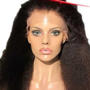 High Quality Brazilian Kinky Straight Wig Virgin Human Hair Full Lace Wigs