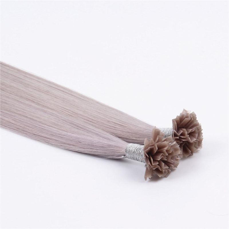 Wholesale Russian Pre Bonded Straight Human Hair Virgin V Tip Hair Extensions