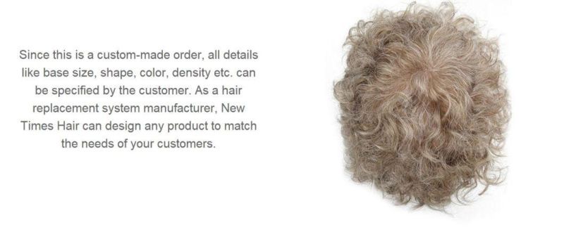 Luxury French Lace - Long Lasting & Very Breathable Men′s Toupee Wigs Cap