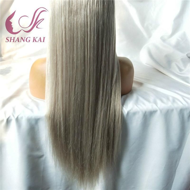 Wholesales Transparent Lace Light Brown Color Lace Human Virgin Hair Full Lace Wig