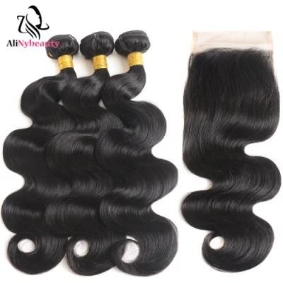 Wholesale Brazilian Peruvian Malaysian Virgin Hair Bundles with Lace Frontal