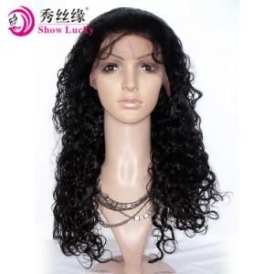 Excellent Unprocessed Brazilian Kinky Curly Human Hair Glueless Full Lace Wig