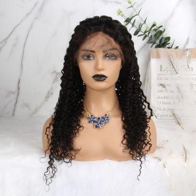 30 40 Inch Full Lace Front Raw Bone Straight Human Hair Wig