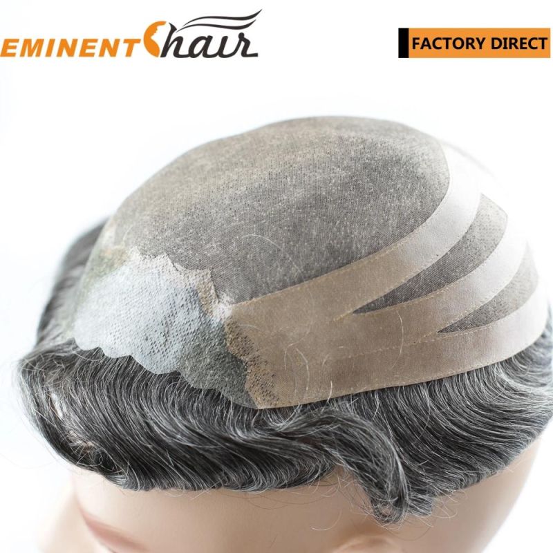 Oscar Instant Delivery Indian Hair Stock Men′s Hair System
