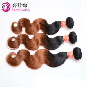 Cheap Wholesale Remy Virgin Raw Natural Woman Ombre Two Tone 1b/30 Body Wave Human Malaysian Hair