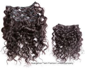 Brazilian Virgin Remy 8PCS Clips on Human Hair Extensions