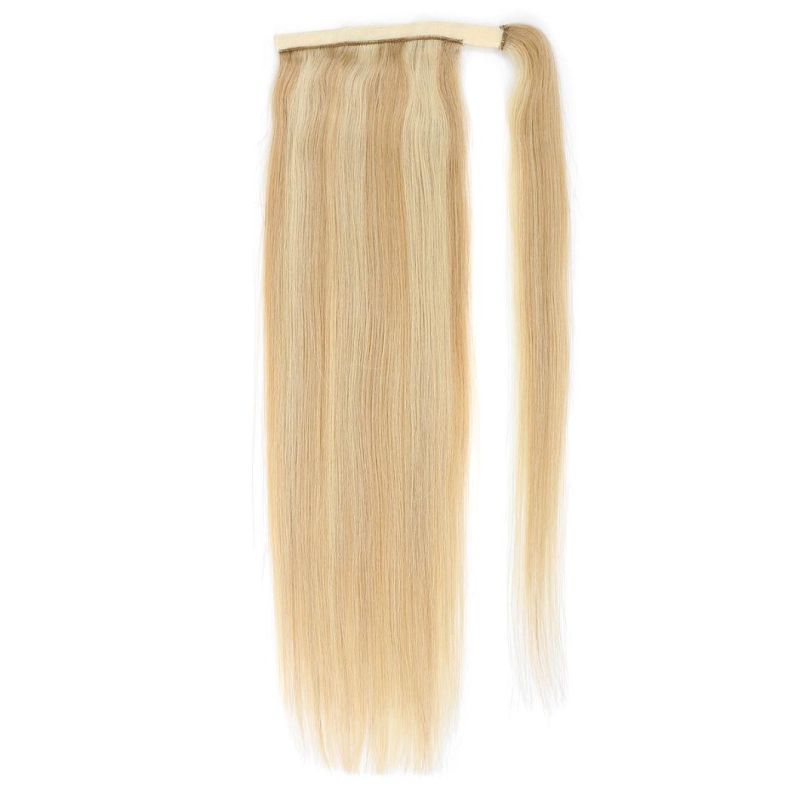 100% Unprocessed No Sheeding Clip in Human Hair Ponytail