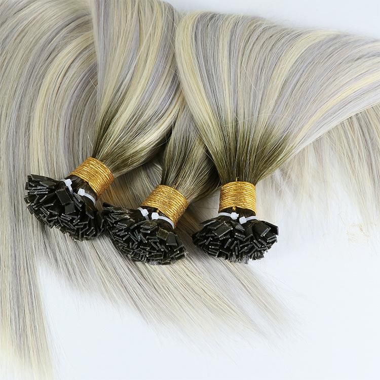 12A Virgin Unprocessed Hair Indian Remy Flat Tip Hair Extension