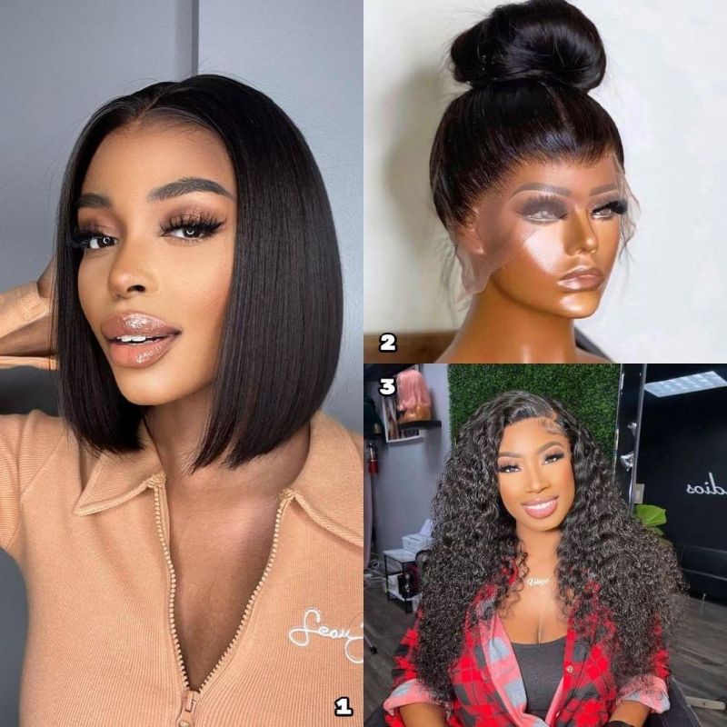 Angelbella Hair Weave Short Bob Lace Front Wig Virgin Hair Extension China Wig Wholesale Brazilian Human Hair Wigs