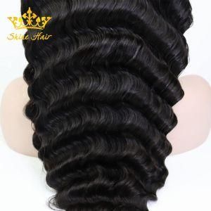 100% Human Hair Lace Frontal Wigs Natural Black Color with Baby Hair and Hairline