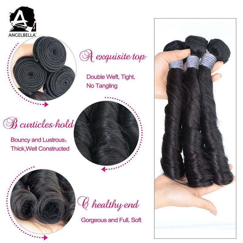 Loose Good-Quality Human Hair Closure for Human Hair Extensions