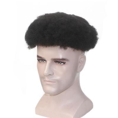 Ljc1820 Afro Curl Human Hair Replacement System