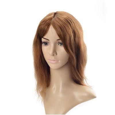 Fine Mono Toupee for Women Durable Hair Replacement