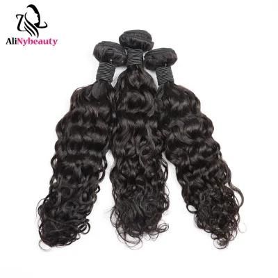 Free Sample Indian Virgin Hair Raw Unprocessed Wholsale Water Wave Hair Extension 100% Unprocessedhuman Hair