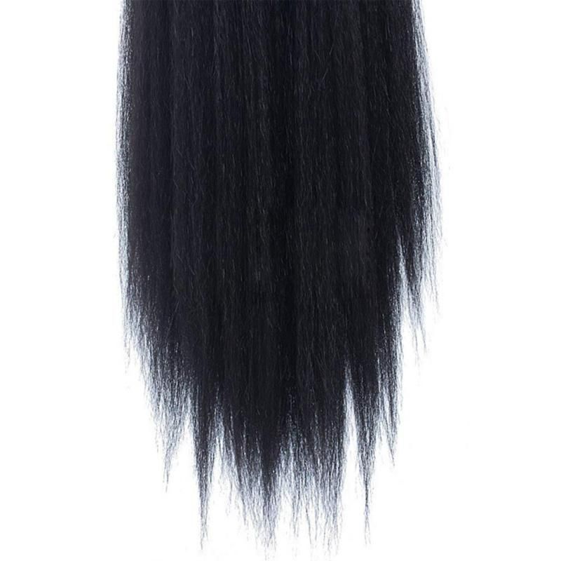 Yaki Straight 24inch Stretch Mesh Ponytail Hair Extension Wholesale Human Hair