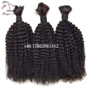 New Wholesale Human Hair Braiding Bulk No Weft Human Hair Bulk Brazilian Hair Kinky Curly 3pieces Lot