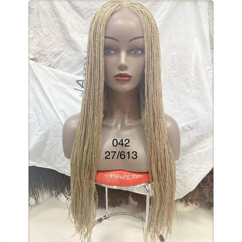 New Model Synthetic Hair Braided Lace Wig Frontal Hair Wigs