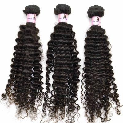 100% Deep Curly Virgin Indian Human Hair Extensions