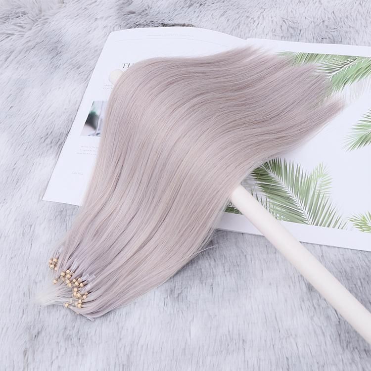 Factory Price Double Drawn Mink Raw Micro Loop Hair Extensions 100% Human Virgin Hair