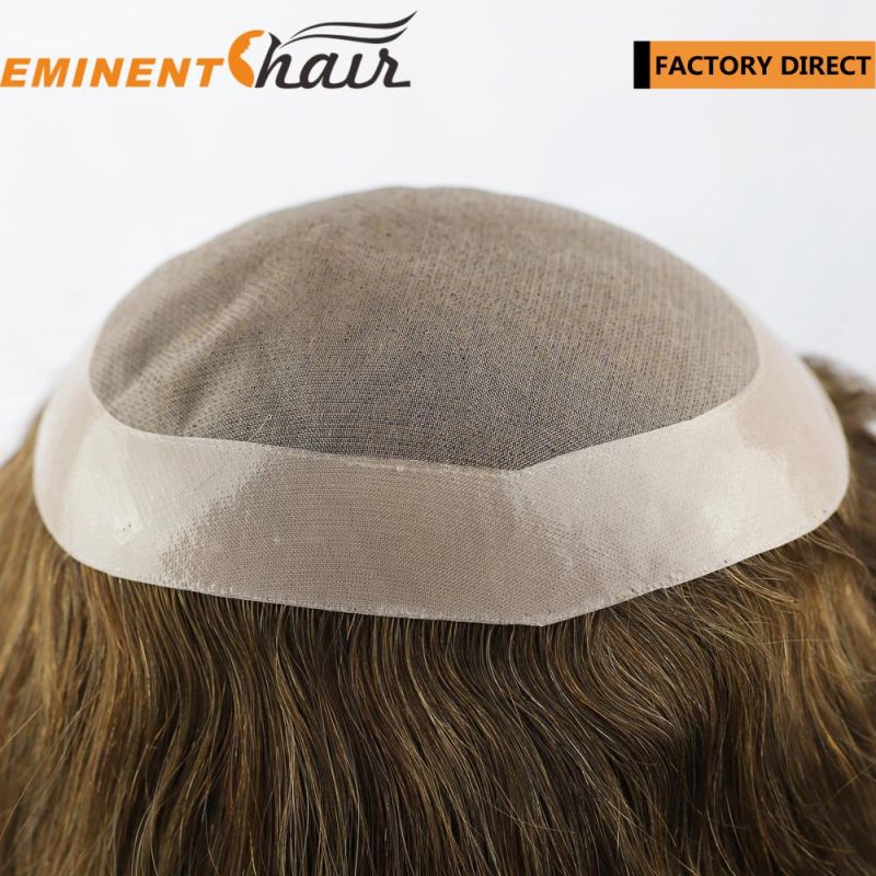 Custom Made Fine Mono with PU Edge Women Hair System Wig