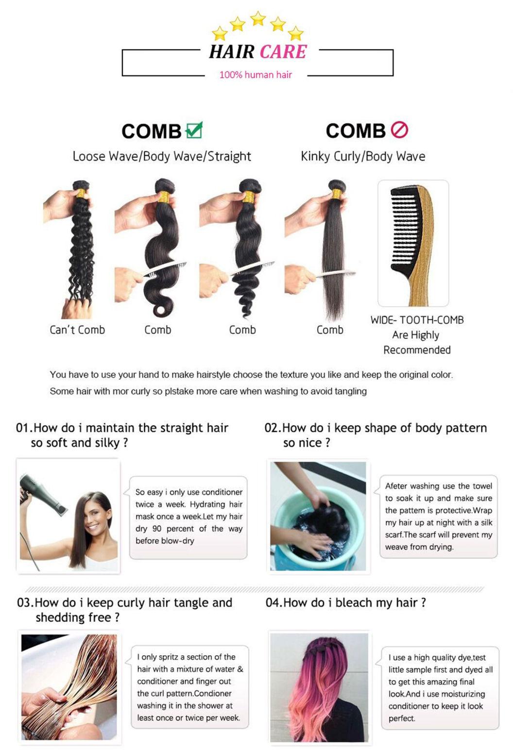 Body Wave Virgin Brazilian Human Hair Weave Short-Cut Remy Hair Bundles for Woman