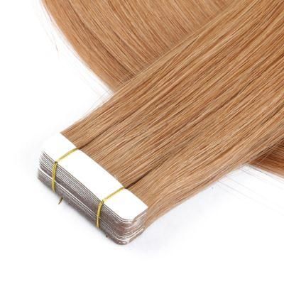 in Non-Remy Human Hair Adhesive Extension 12&quot; 16&quot; 20&quot; 10/20/40PCS 13 Colors Straight Skin Weft Natural Hair