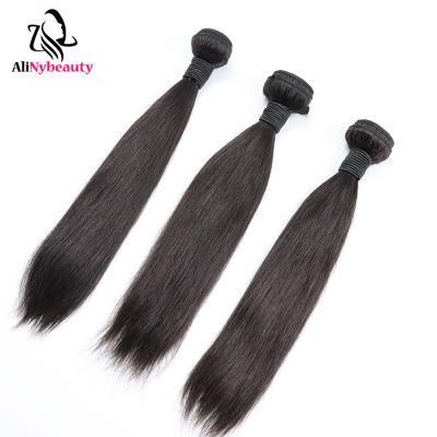 Alinybeauty High Quality Raw Unprocessed Hair Single Donor Cuticle Aligned Virgin Hair Bundle Straight
