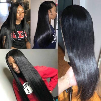 Wholesale 16-30 Inch Human Hair 4*4 Lace Front Wig Straight