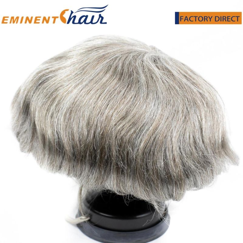 Factory Direct Full Fine Welded Mono #0.12 Toupee for Men