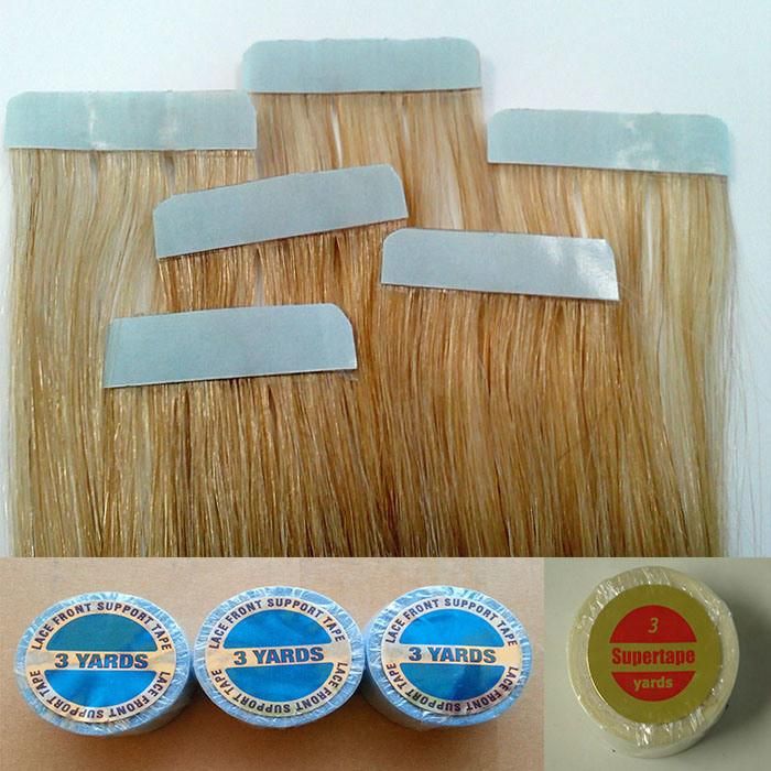 European Double Drawn Russian Human Hair Tape Hair Extension, High Quality Natural Remy Tape in Hair Extension