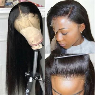 30inch HD Transparent Lace Wigs 13X4lace Front Human Hair Wig Remy Brazilian Straight Lace Frontal Wig