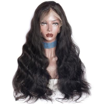 Full Lace Wigs Brazilian Human Hair Wigs Remy Body Wave Natural Color Middle Ratio 100% Human Lace Wigs for Black Women Wigs
